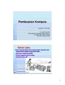 Pembuatan Kompos - Iqmal Tahir - Universitas Gadjah Mada