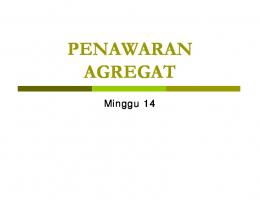 PENAWARAN AGREGAT - USU OCW