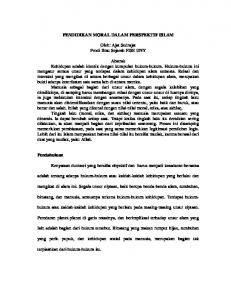 Pendidikan Moral dalam Perspektif Islam.pdf - Staff UNY