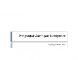 Pengantar Jaringan Komputer