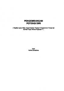 PENGEMBANGAN POTENSI DIRI