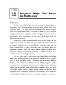 Pengertian Belajar - File UPI