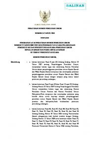 peraturan komisi pemilihan umum nomor 15 tahun 2010 - KPU