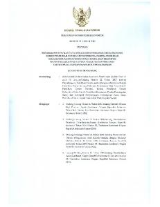 peraturan KPU nomor 63 tahun 2009