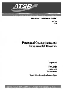 Perceptual countermeasures: Experimental research
