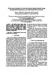 Performance Analysis of an Induction Machine