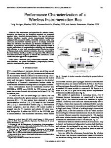 Performance Characterization of a Wireless ... - IEEE Xplore