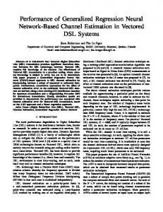 Performance of Generalized Regression Neural Network-Based ...