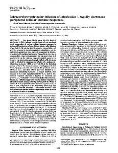 peripheral cellular immune responses