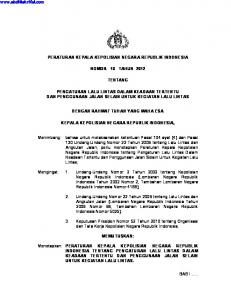 perkap nomor 10 tahun 2012 ttg pengaturan ... - WordPress.com