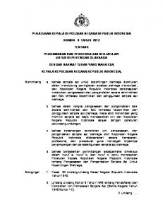 perkap nomor 8 tahun 2012 ttg izin senjata olahraga - WordPress.com