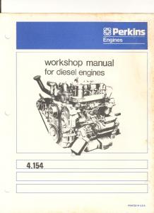 Perkins 4-154 Shop Manual