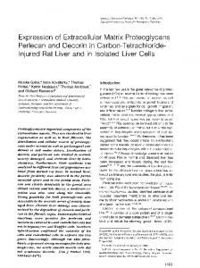 Perlecan and Decorin in Carbon-Tetrachloride - NCBI