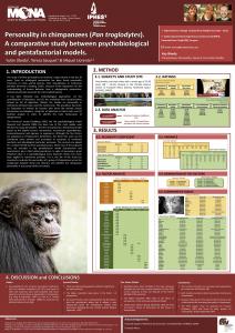 Personality in chimpanzees