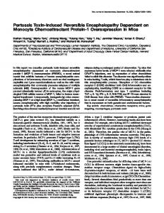 Pertussis Toxin-Induced Reversible