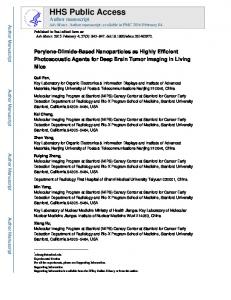 Perylene-diimide-based nanoparticles as highly efficient