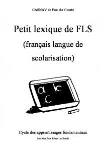 Petit lexique de FLS