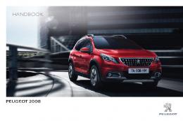 Peugeot 2008 Vehicle Information & User Manual