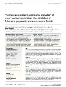 Pharmacokinetic/pharmacodynamic evaluation ... - Wiley Online Library