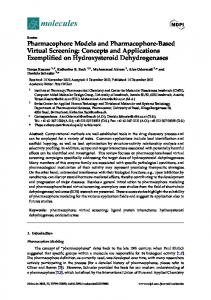 Pharmacophore Models and Pharmacophore-Based Virtual Screening ...