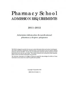 Pharmacy School - AACP