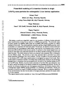 Phase-field modeling of Li-insertion kinetics in single LiFePO