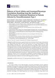 Phenotype Correlations