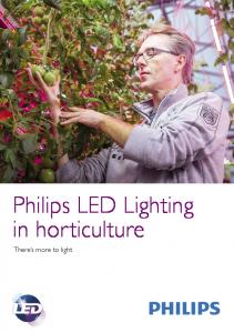 Philips LED Lighting in horticulture