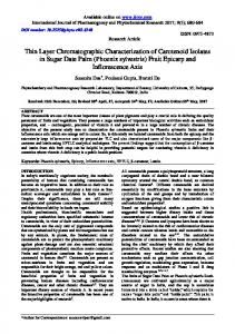 Phoenix sylvestris - Impact Factor