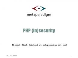 PHP In(security)