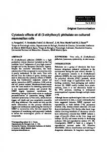 phthalate on cultured mammalian cells