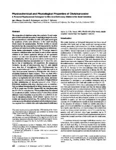 Physicochemical and Physiological Properties of Cholylsarcosine - NCBI