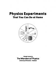 Physics Experiments