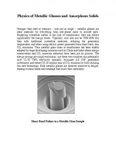 Physics of Amorphous Solids