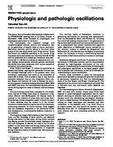 Physiologic and pathologic oscillations