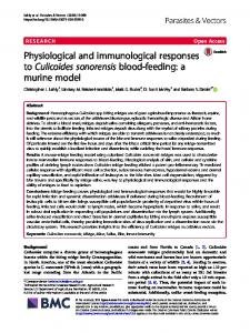 Physiological and immunological responses to ... - Parasites & Vectors