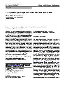 PIAS proteins - Springer Link