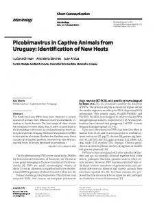 Picobirnavirus in Captive Animals from Uruguay