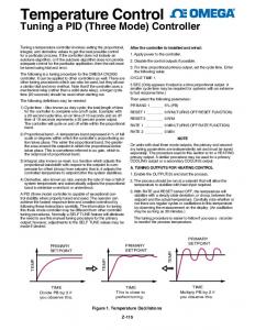 PID Controller Tuning