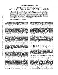 Piezomagnetic Quantum Dots