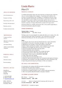 pilot CV template example - Dayjob