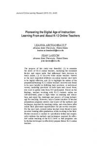 Pioneering the Digital Age of Instruction: Learning ... - LearnTechLib