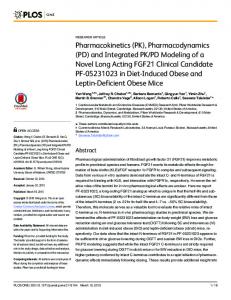 (PK), Pharmacodynamics (PD) - PLOS