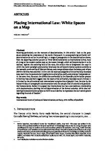 Placing International Law: White Spaces on a Map - Cambridge ...