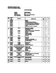 Plan de Estudios - Universidad Ricardo Palma