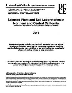 Plant and Soil Testing Labs