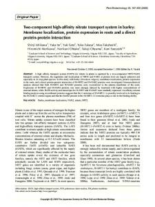 Plant Biotechnol. 26(2): 197-205 (2009)