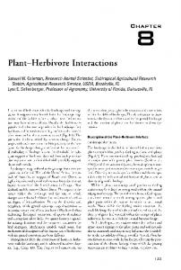 Plant-Herbivore Interactions