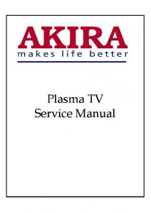 Plasma TV Service Manual - QRZ.ru