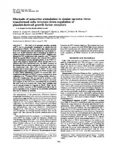 platelet-derived growth factor receptors - Europe PMC